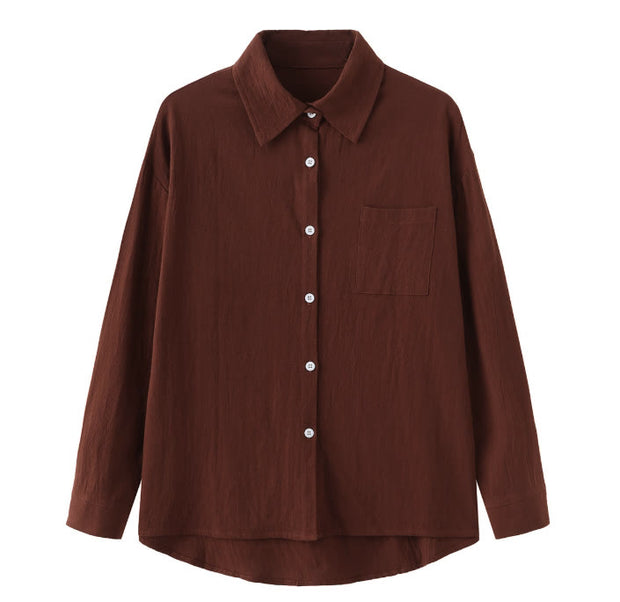 Buddha Stones 2Pcs Long Sleeve Shirt Top With Pockets Drawstring Pants Meditation Cotton Clothing Women's Set - image 38