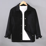 Buddha Stones Vintage Lapel Design Buttons Men's Long Sleeve Jacket With Pockets - Black - US/UK/AU42，EU52 (3XL) - image 7