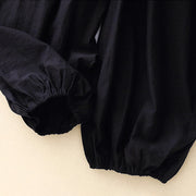 Buddha Stones Casual Simple Design Women's Cotton Harem Pants With Pockets - image 3
