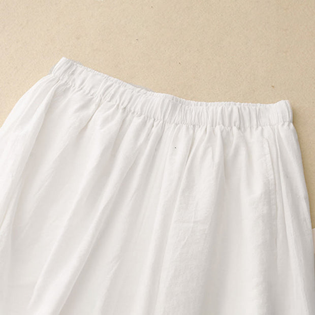 Buddha Stones Casual Simple Design Women's Cotton Harem Pants With Pockets - image 7