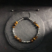 Buddha Stones Cute Bone Pattern Tiger Eye Courage Beads Bracelet - image 3
