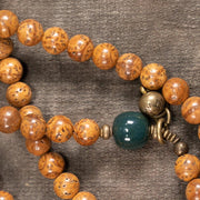Buddha Stones 108 Mala Beads Bodhi Seed Wisdom Peace Tassel Bracelet - image 8