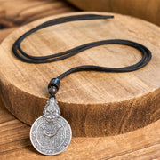 Buddha Stones Mountain Ghosts Spend Money Bagua Design Copper Pixiu Harmony Necklace Pendant - image 5
