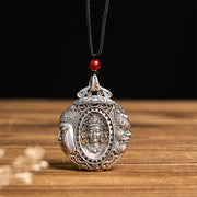 FREE Today: Serenity and Balance Copper Buddha Devil Pattern Pendant Necklace - image 9