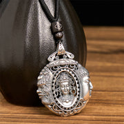 Buddha Stones Copper Buddha Devil Pattern Serenity Pendant Necklace - image 11
