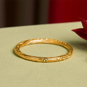FREE Today: Wealth Healing Hollow Universe Circle Design Copper Plated Gold Bracelet Bangle - image 2