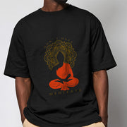 Buddha Stones Casual Meditative Buddha Mandala Pattern Cotton Tee T-Shirt - image 2