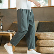 Buddha Stones Summer Men's Cotton Pants With Pockets - image 6