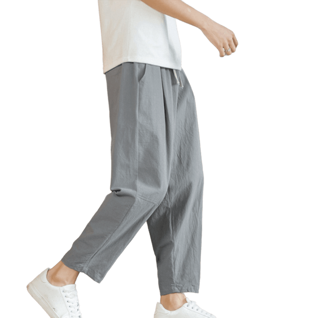 Buddha Stones Summer Men's Cotton Pants With Pockets - image 26