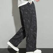 Buddha Stones Casual Vintage Camo Pattern Drawstring Men's Pants With Pockets - image 6