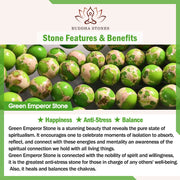 FREE Today: Anti-stress and Happiness Natural Colorful Emperor Stone Oval Square Beads Bracelet - image 13