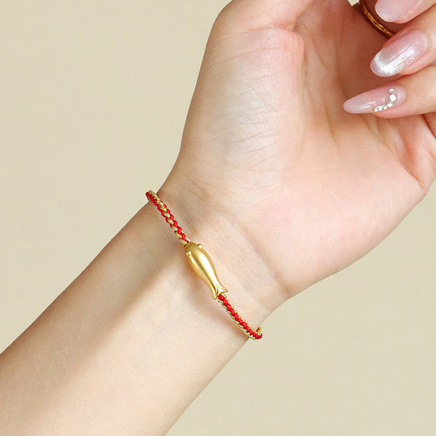 FREE Today: Prosperity and Protection 999 Sterling Silver Lucky Koi Fish Rope Bracelet - image 5