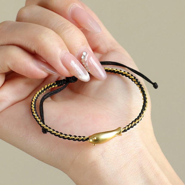 FREE Today: Prosperity and Protection 999 Sterling Silver Lucky Koi Fish Rope Bracelet - image 11