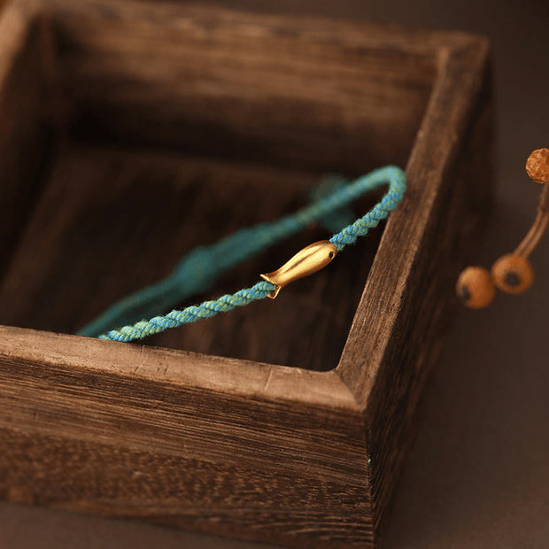 FREE Today: Prosperity and Luck Copper Lucky Koi Fish Rope Bracelet - image 3