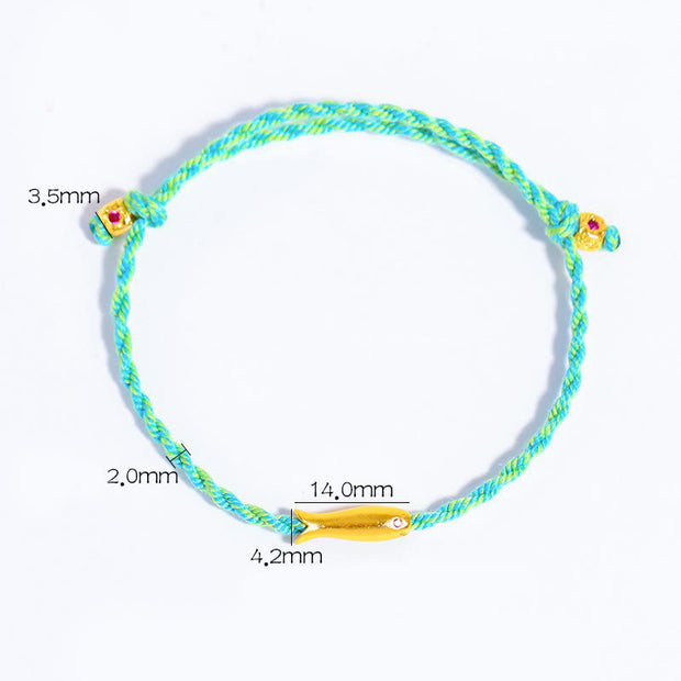 FREE Today: Prosperity and Luck Copper Lucky Koi Fish Rope Bracelet - image 4