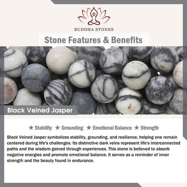 FREE Today: Emotional Balance and Strength Handmade Save A Cat Black Veined Jasper Bracelet - image 9
