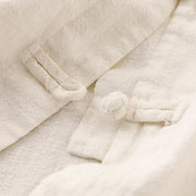 Buddha Stones Literary Artistic Chinese Knot Button Casual Cotton Linen Clothing - image 24