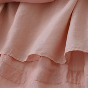 Buddha Stones Solid Lace Elastic Waist Cotton Women's Skirt - image 6