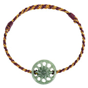 Buddha Stones Jade Sun Braided Rope Abundance Bracelet - image 9