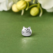 Buddha Stones 925 Sterling Silver Mini Cat Blessing Chain Bracelet - image 10