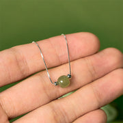 Buddha Stones 925 Sterling Silver Natural Jade Bead Abundance Chain Bracelet - image 13