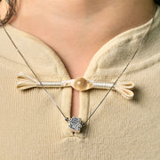 Buddha Stones 999 Sterling Silver Fortune Cat Protection 925 Sterling Silver Chain Necklace Pendant - image 8