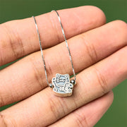 Buddha Stones 999 Sterling Silver Fortune Cat Protection Necklace Pendant - image 4