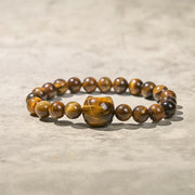 Buddha Stones Cute Cat Tiger Eye Power Beads Bracelet - image 5