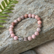 Buddha Stones Turtle Design Zebra Jasper Protection Bracelet - image 6