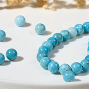 Buddha Stones Natural Cat Larimar Wisdom Beads Bracelet - image 6