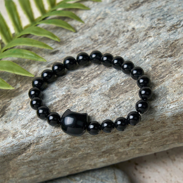 FREE Today: Protection and Fortune Handmade Save A Cat Black Onyx Bracelet - image 9