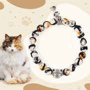 FREE Today: Confidence and Inner Strength Handmade Save A Cat Agate Stone Bracelet - Calico Cat(Wrist Circumference 15-16cm) - image 1