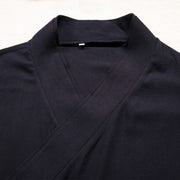 Buddha Stones Men's Casual Plain Design Open Front Jacket Cotton Linen Kimono - image 5