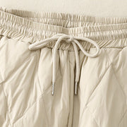 Buddha Stones Casual High Waist Drawstring Design Women's Wide Leg Cotton Pants With Pockets - image 12