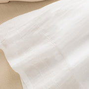 Buddha Stones Summer V-Neck Design Half Sleeve Cotton Midi Dress - image 31
