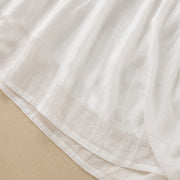 Buddha Stones Summer V-Neck Design Half Sleeve Cotton Midi Dress - image 30