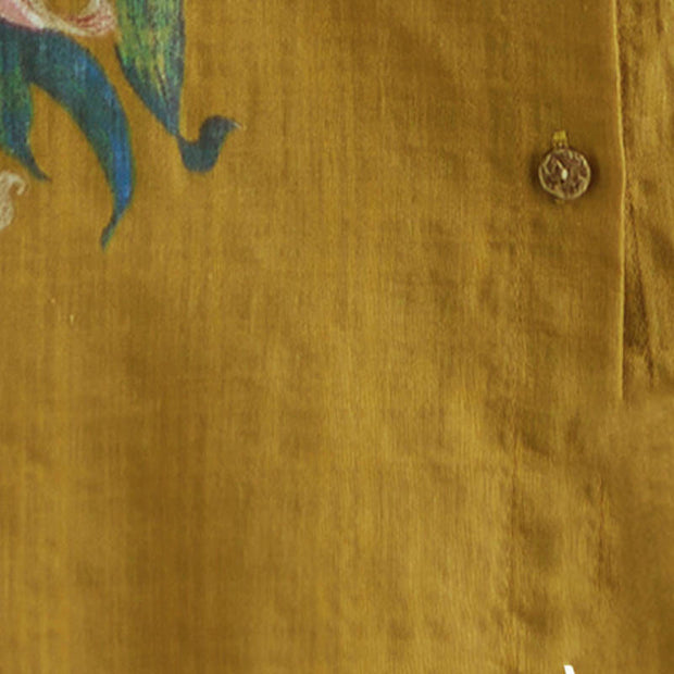 Buddha Stones Literary Artistic Flower Print Cotton Clothing - image 6