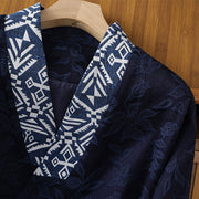 Buddha Stones Casual Jacquard Frog-Button Women's Cotton Linen Shirt - image 3