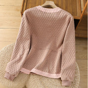Buddha Stones Retro Plain Women's Cotton Jacket With Pockets - image 9