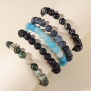 Buddha Stones Natural Agate Stone Shark Wisdom Bracelet - image 11