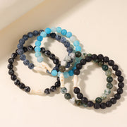Buddha Stones Natural Agate Stone Shark Wisdom Bracelet - image 13