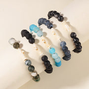 Buddha Stones Natural Agate Stone Shark Wisdom Bracelet - image 10