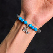 FREE Today: Support Healing Black Lava Rock Crystal Beads Animal Pattern Bracelet - image 23