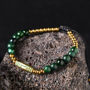 Buddha Stones Cute Bone Pattern Tiger Eye Courage Beads Bracelet - image 11