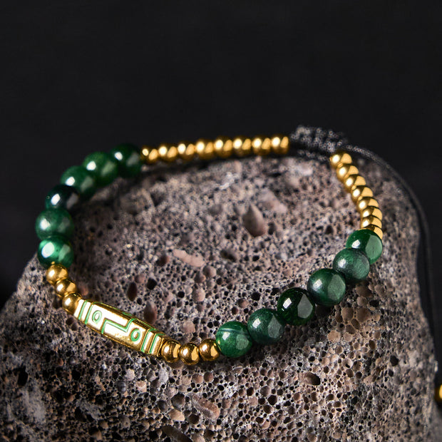 Buddha Stones Cute Bone Pattern Tiger Eye Courage Beads Bracelet - image 11
