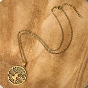 FREE Today: Unity and Enlightenment The Tree Of Life Titanium Steel Necklace Pendant - image 3