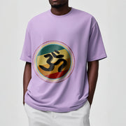 Buddha Stones Vibrant Color Simple Circular Mandala Pattern Om Symbol Tee Cotton T-shirt - image 18