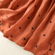 Buddha Stones Artistic Vintage Dot Pattern Women's Pleated Skirt - image 35