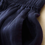 Buddha Stones Casual Loose Double Layer 7-8 Length Cropped Pants Women's Pants With Pockets - image 10