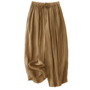 Buddha Stones Casual Loose Double Layer 7-8 Length Cropped Pants Women's Pants With Pockets - image 6